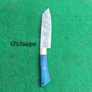 Cuchillo de Chef Profesional de 8 Pulgadas, Ultra Afilado, Tipo Kiritsuke, Ecológico, con Hoja de Acero de Damasco y Mango de Madera - Product Image 3