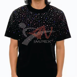 T-shirts légers pour hommes avec strass, nouvelle collection, séchage rapide, prix de gros - Product Image 2
