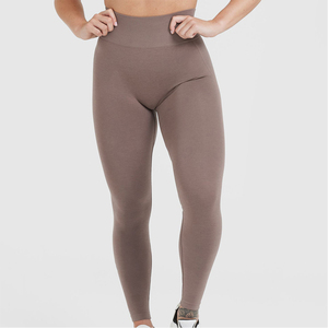 Women's <b>Plus</b> <b>Size</b> High-Waist Solid <b>Yoga</b> <b>Pants</b> Elastic Waist Soft Spandex/Nylon Eco-Friendly Breathable Quick Dry Workout - Product Image 1