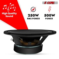 Paire de haut-parleurs de subwoofer PA de 8 pouces, 5 cœurs, 500 W, gamme moyenne, 8 ohms, pour remplacement de basses