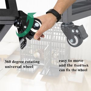 Jaula Metálica Resistente para Perros de 52 Pulgadas con 4 Ruedas Bloqueables, Jaulas Grandes para Perros Fuertes y Duraderos - Product Image 3