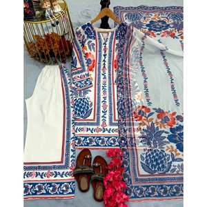 Conjunto de diseñador para mujer para ropa de fiesta Inspiración de impresión digital - Product Image 1