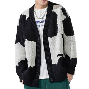 Cárdigan para Hombre, Suéter de Punto Cálido, Cómodo para Atuendos Casuales, Buena Calidad - Product Image 1