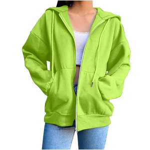 FARMAN TRADERS Meistverkaufte Damen Umweltfreundliche Atmungsaktive Fleece Einfarbige Casual Hoodies Hochwertige Winter Streetwear Laufbekleidung - Product Image 1