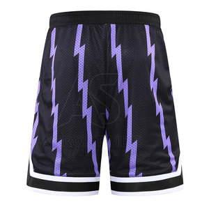 Shorts de basketball pour hommes, fabrication professionnelle, respirants, anti-humidité, écologiques, faible MOQ - Product Image 2