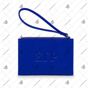 Wholesale Sigma Gamma Rho Sorority ΣΓΡ EST. 1922 Embossed Faux Leather Multi Functional <b>Wristlet</b> Wallet Greek Paraphernalia - Product Image 2