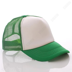 Gorra Trucker SIBRIN Personalizada de 5 Paneles, Blanca y Marrón, con Malla, Visera Curva, para Deportes de Motor, Skateboarding, Uso Diario, Casual y Deportivo - Product Image 2