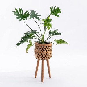 Support de jardinière en bambou au prix le plus bas fait à la main présentoirs pour plantes et fleurs d'intérieur - Product Image 3