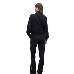 <b>Women</b>’s Piping Track <b>Jacket</b> Full Zip Sports <b>Jacket</b> Casual Athletic Training Top <b>Lightweight</b> Activewear <b>Jacket</b> <b>for</b> Gym Running - Product Image 2