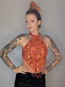 พู่ห้อยประดับลูกปัดสีขาวทำมือ คริสตัล ไข่มุก จี้ห้อยระย้า ผ้าลูกไม้ริบบิ้น สำหรับชุดแสดงบนเวที ชุดงานเลี้ยง ผ้าม่าน - Product Image 6