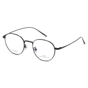 RTS Trends 2026 High Quality <b>Stainless</b> Steel Frame with Titanium Temples Anti-Blue Light <b>Glasses</b> with Round AC Lens for Unisex - Product Image 3