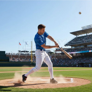 Vente en gros de tenues et maillots de baseball très demandés, tissu polyester respirant, vêtements d'équipe, service OEM personnalisé - Product Image 5