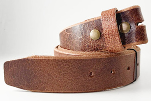 Ceinture en cuir véritable de 1,5 pouce avec logo personnalisé, sangle à cliquet, boucle à verrouillage automatique, produit personnalisable - Product Image 4