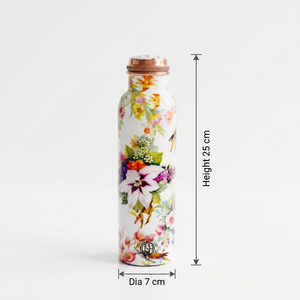 Botella de Agua Reutilizable Ecológica de Cobre Puro con Tapa, para Viajes, Oficina, Gimnasio y Escuela, Regalo Personalizable - Product Image 6