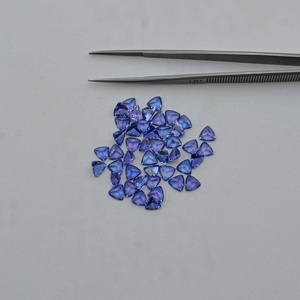 3mm Natural Blue Tanzanite Faceted Trillion Cut Handcrafted Loose Gemstones for New Trending Jewelry Arriving Fermer Price - Product Image 4