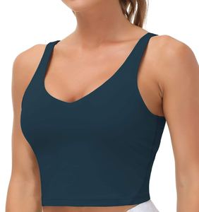 Sujetador deportivo halter para mujer, de alto impacto y soporte, con espalda abierta, para fitness, yoga y entrenamiento, tipo top de gimnasio - Product Image 1