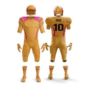 เครื่องแบบการแข่งขันกีฬาเยาวชนส่งด่วนมีหลายขนาดลายกราฟิกชื่อย่อและตัวเลขเสื้อเจอร์ซีย์อเมริกันฟุตบอล - Product Image 6