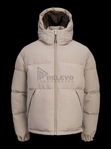 Blouson matelassé streetwear pour homme, à capuche, imperméable, coupe-vent, personnalisé, pour le printemps, style universitaire, pour moto, en duvet de canard - Product Image 3