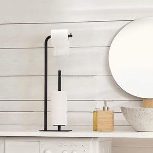 Support de toilette en fer à base solide pour un placement sécurisé, empêchant le renversement pendant l'utilisation quotidienne de la salle de bain - Product Image 4