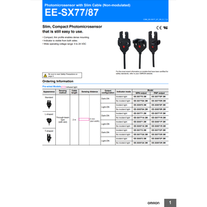 สาย EE-SX770A แบบบางสำหรับ Omron พร้อมเซ็นเซอร์ไมโครถ่ายภาพ - Product Image 3