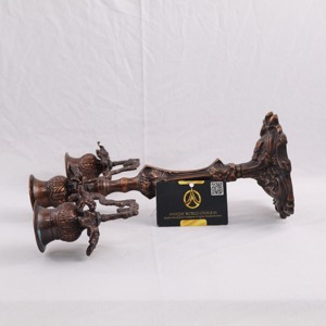 Candelabro de Metal Vintage de 5 Brazos, Portavelas de Estilo Europeo para Decoración de Bodas, Navidad y Hogar - Product Image 5