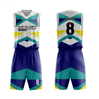 Ensemble d'entraînement de basketball pour hommes et jeunes : Débardeur respirant et short avec maillot imprimé perlé – Options grandes tailles disponibles
