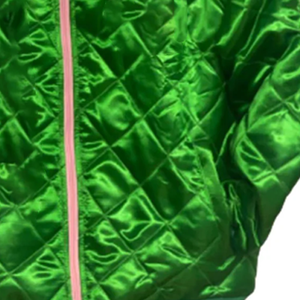 Chaqueta Bomber Universitaria de Lana con Símbolos Griegos Personalizados, Reversible, Cuello en V, Tejido de Secado Rápido, Bordado Premium, Cierre Frontal - Product Image 3