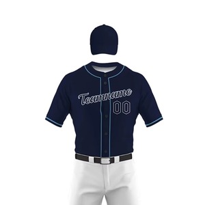 Maillots de baseball personnalisés pas chers pour clubs, uniformes d'équipe de baseball en sublimation sur mesure, vêtements de sport en gros pour équipes de baseball - Product Image 5