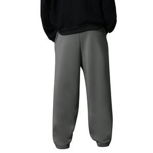 Pantalones de chándal holgados de invierno para hombre, de forro polar tejido con cintura elástica, tallas grandes, informales, deportivos, de diseño personalizado, al por mayor - Product Image 2