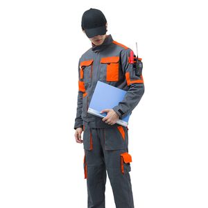 Traje de Trabajo Masculino 100% Poliéster, Ropa de Protección Laboral Transpirable, Chaqueta de Reparación de Automóviles para Electricistas, Conjunto de Uniforme de Trabajo - Product Image 2