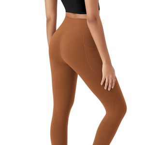 Women High Waist Stretch Yoga Leggings Fitness Gym Workout Running Training <b>Athletic</b> Bodyfit Activewear Pants With Phone Pocket - Product Image 3