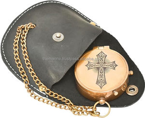 กระเป๋าเดินป่าตั้งแคมป์คุณภาพสูงเข็มทิศทองเหลืองพร้อมกล่องหนังสําหรับกิจกรรมกลางแจ้งและของขวัญ - Product Image 6