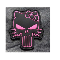 Patch en PVC 3D personnalisé, gravé et embossé, en silicone souple, respectueux de l'environnement, pour transfert thermique