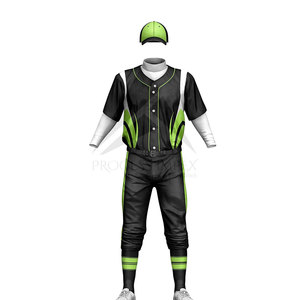 ชุดเสื้อเบสบอลและกางเกงแบบกำหนดเองสำหรับผู้ชาย ผ้าโพลีเอสเตอร์ระบายอากาศ ชุดกีฬาทีม Process Impex - Product Image 3