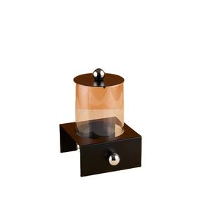 Bandeja DE SERVICIO DE METAL moderna con tarro de vidrio con tapa de metal decoración de fiesta bandeja de servicio de nueces de caramelo Mesa decoración del hogar - Product Image 3