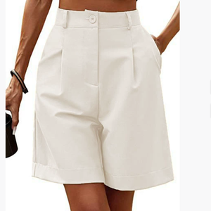 Shorts Casuales de Verano para Mujer, Ligeros y Transpirables, Diseño de Cintura Alta para un Uso Cómodo - Product Image 3