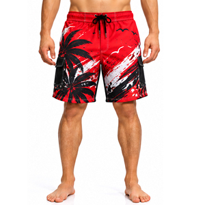 Shorts de bain pour hommes personnalisés à séchage rapide, shorts de plage et de surf, vêtements de sport d'été, fabricant et fournisseur OEM ODM - Product Image 1