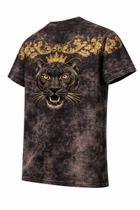 T-shirt noir oversize pour homme, style estival, respirant, à strass, effet vieilli, streetwear décontracté, coupe classique, logo personnalisé - Product Image 6