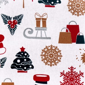 Christmas Pattern Printed Cloth Place Mat Modern Design for Home Use Thin Rectangle Shape Placemat for Christmas. - Product Image 4