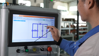 Vertex BD Ağır Hizmet Tipi PLC Kontrollü Çelik Çerçeve Rulo Şekillendirme Makinesi Motor Dişli Rulmanı Duvar Kaplaması Zemin Kirişleri Prefabrik için