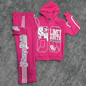 Conjunto de Sudadera y Pantalones Deportivos para Hombre, Estilo Urbano, con Parches Bordados - Product Image 6