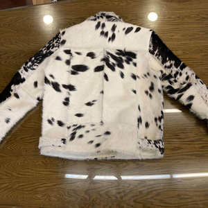 Veste en cuir de vachette pour homme, 100% cuir, manches longues, nouveau style, pour l'hiver. - Product Image 5