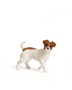 Figuritas de casa de muñecas de resina en miniatura modernas y religiosas, accesorio de perro de punto negro de fábrica para escenas temáticas de hadas y amor - Product Image 4