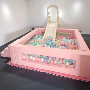 Piscina di Palline Morbide Rossa, Area Giochi per Bambini, Parco Giochi Commerciale per Interni ed Esterni, Attrezzatura per Caffè e Divertimento - Product Image 5