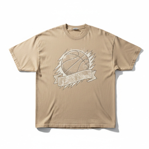 Camiseta Oversize de Algodón Grueso, Estilo Vintage, Lisa, con Hombros Caídos, Estilo Urbano, Personalizable con Estampado Gráfico, Tallas Grandes para Hombre - Product Image 1