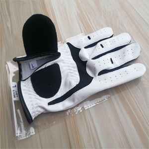 Guantes de Golf de Cuero Genuino para Zurdos con Correa de Muñeca Ajustable y Cierre de Gancho/Presilla para Hombres, Uso en Exteriores - Product Image 2