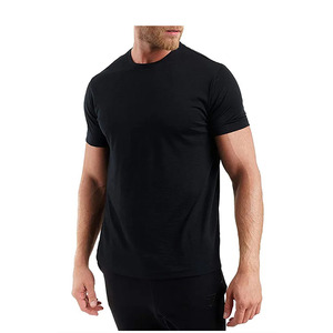 ผู้ผลิตเสื้อ OEM แบบกำหนดเอง ผ้าฝ้าย 100% คอปกสองสี เสื้อยืดแขนสั้นผู้ชาย คอกลม สวมใส่สบาย ระบายอากาศได้ดี แห้งเร็ว ทรงปกติ - Product Image 1