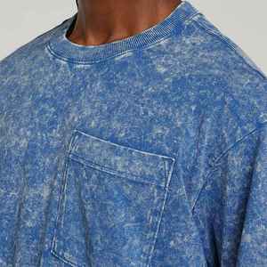 เสื้อยืดโอเวอร์ไซส์คุณภาพสูง 260gsm ผ้าฝ้าย 100% พร้อมป้ายโลโก้แบบกำหนดเอง พิมพ์ลายสำหรับผู้ชาย ผ้าฝ้าย 100%  รับปักลาย - Product Image 4