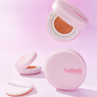 Black Rouge Korean Vegan Thin Layer Veiled Cushion 23V Rosy SPF50+ PA++++ Fini semi-mat léger pour un maquillage du visage intense
