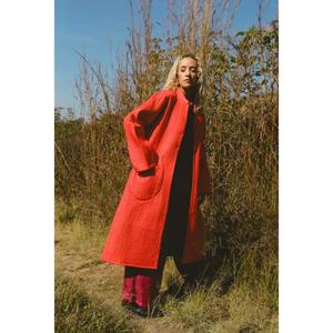 Handmade Velvet Overcoat Design Breathable Knitted For <b>Women</b> High Quality Premium Boho Fashion Suzani Long Coat Kimono - Product Image 1